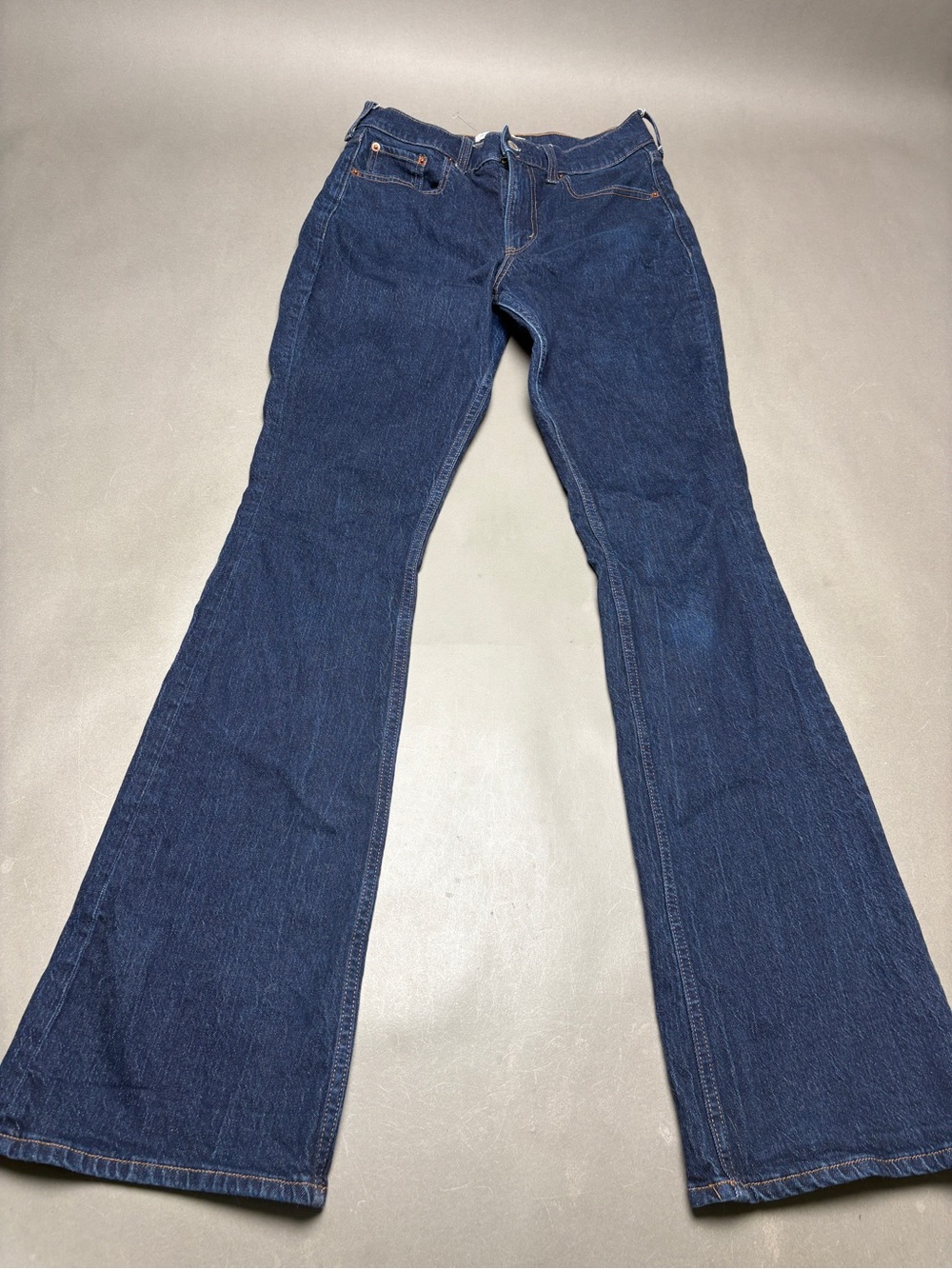 Abercrombie & Fitch Dark Blue Flare Jeans